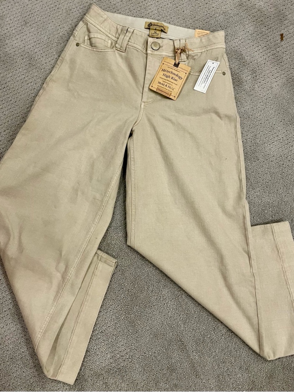 Democracy Ab Technology High Rise Wide Leg Crop Jeans Size 8 NWT